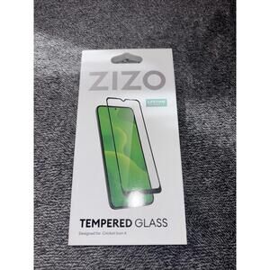 Zizo GLSHD-CKDWN-BLK‎ Tempered Glass Screen Protector for Cricket Icon 4